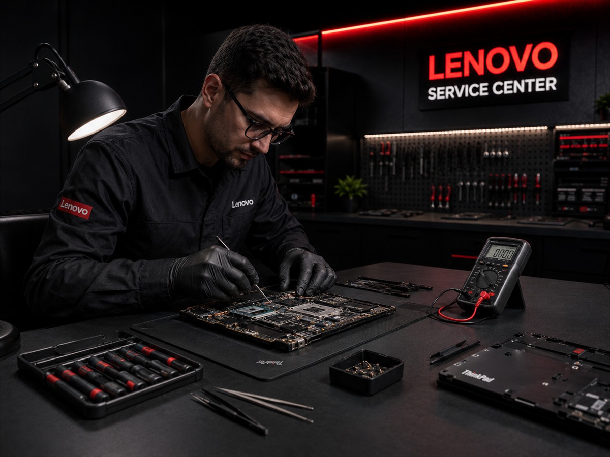 Контроль качества после ремонта Lenovo